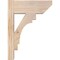 Ekena Millwork Merced Slat Smooth Outlooker, Douglas Fir, 5 1/2"W x 12"D x 16"H OUT06X12X16MRC06SDF - alternate 4